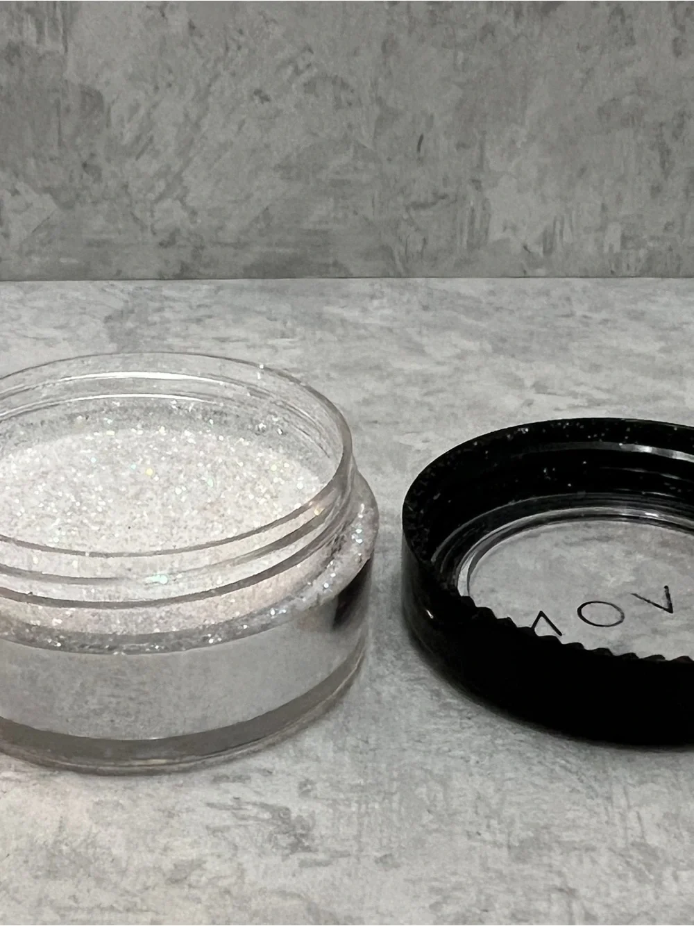 Discontinued 2012 Avon Iridescent Nail Glitter Jar